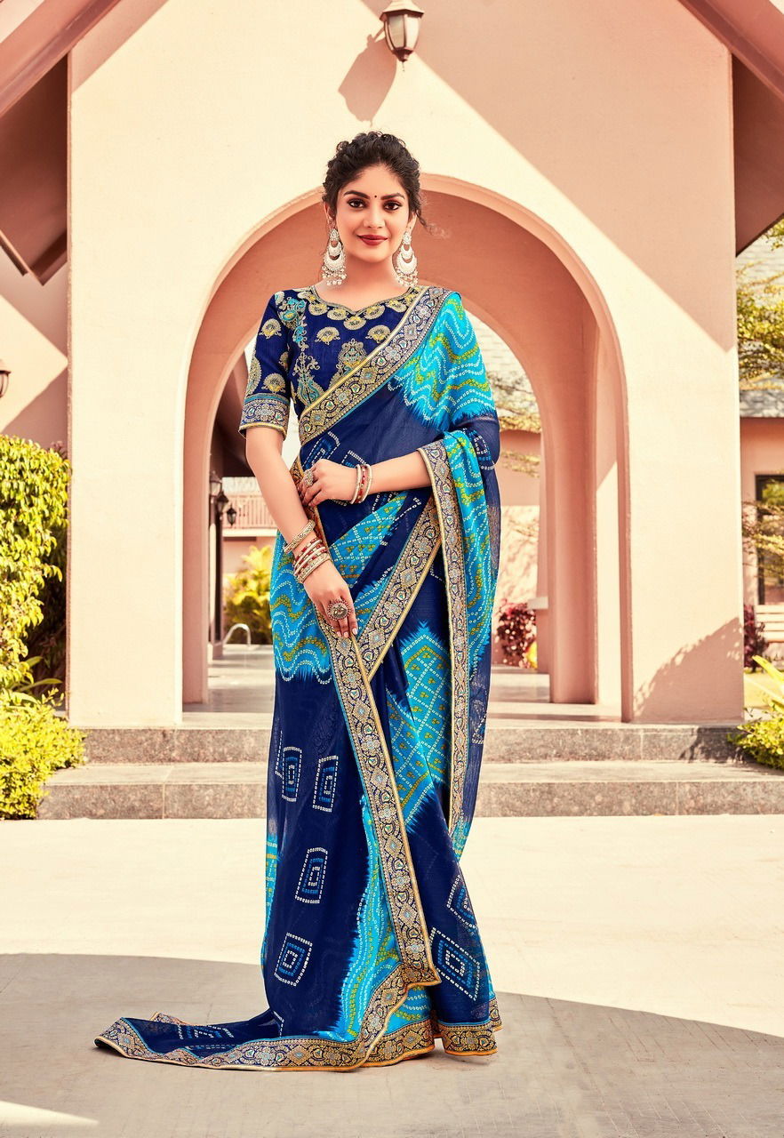 Mangalam Vol 2 By Stylewell Bandhej Wedding Sarees Catalog